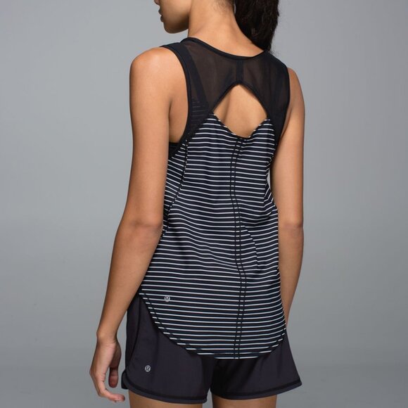 Lululemon Women's Sculpt Tank - Black/White - Picture 2 of 6